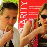 Saratoga Food Tours Girls Eating