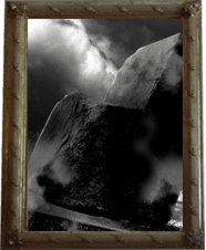 old image of devils chair